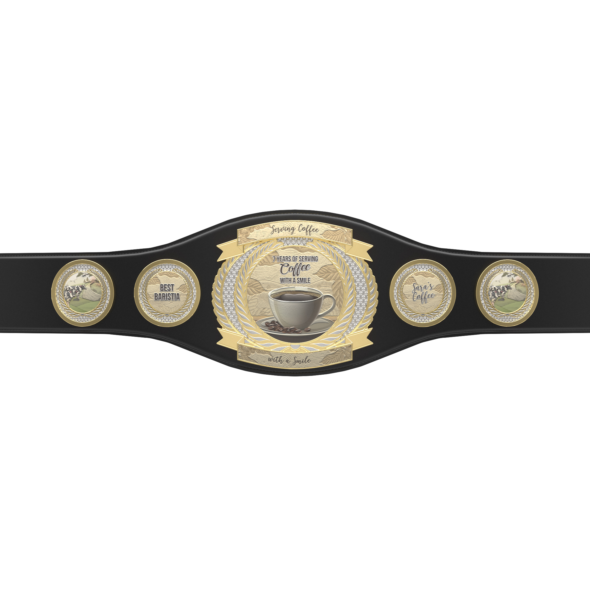 Express Vibraprint® Perpetual Championship Award Belt- Round 4