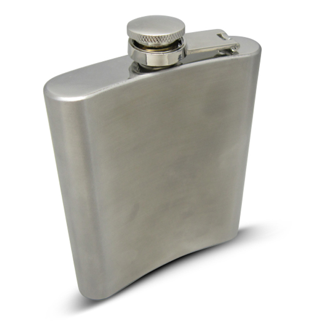 Stainless Steel Hip Flask 7oz 1