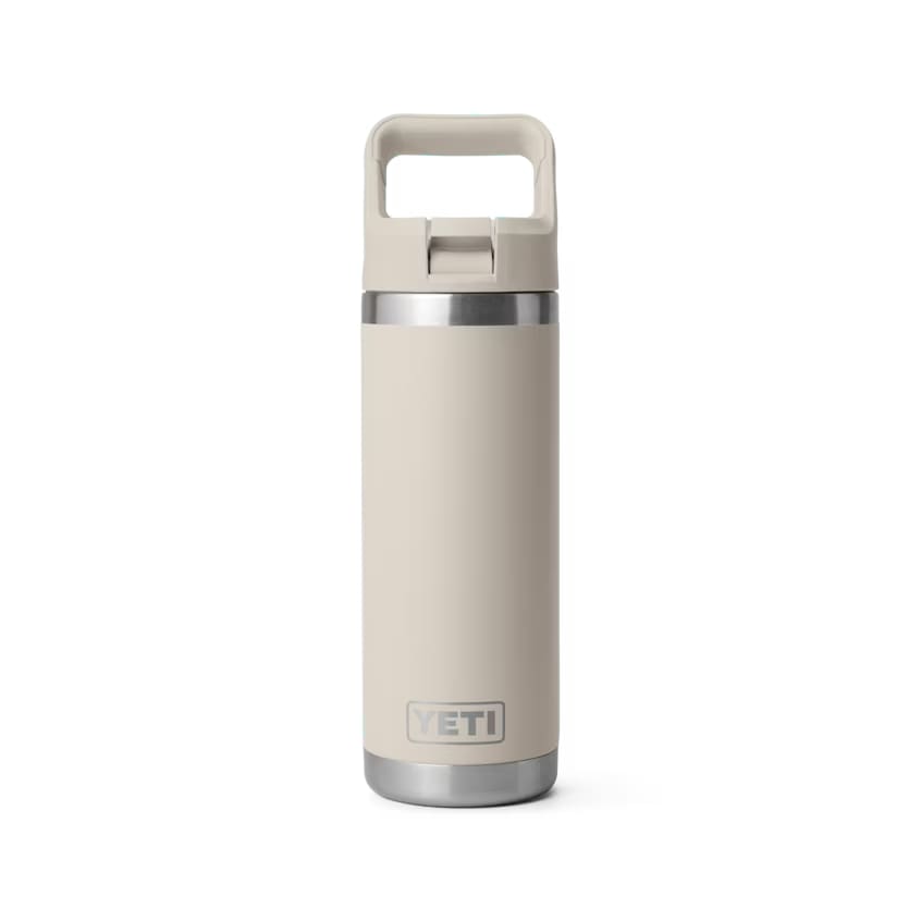 YETI Rambler 18 OZ Bottle w/ Color Matched Straw - Laser Engraved 2