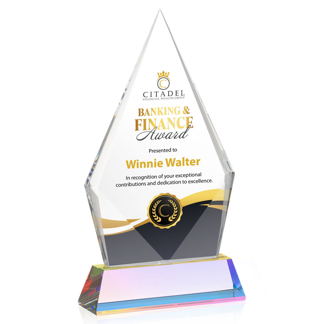 Shelton VividPrint™ Award on Newhaven Base - Prismatic 10