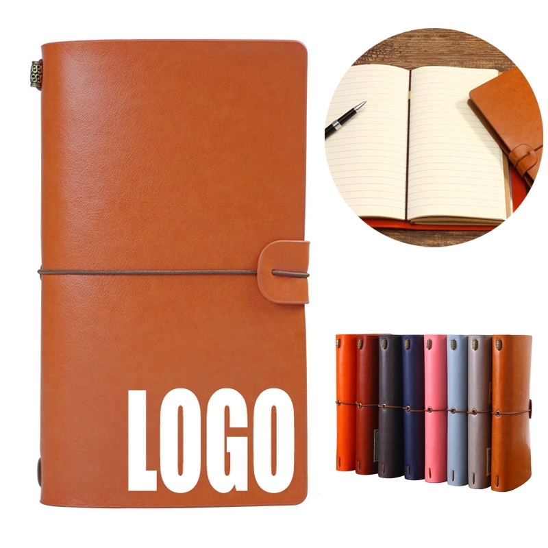 PU Leather A6 Business Travel Journal Pocket Notebook 4