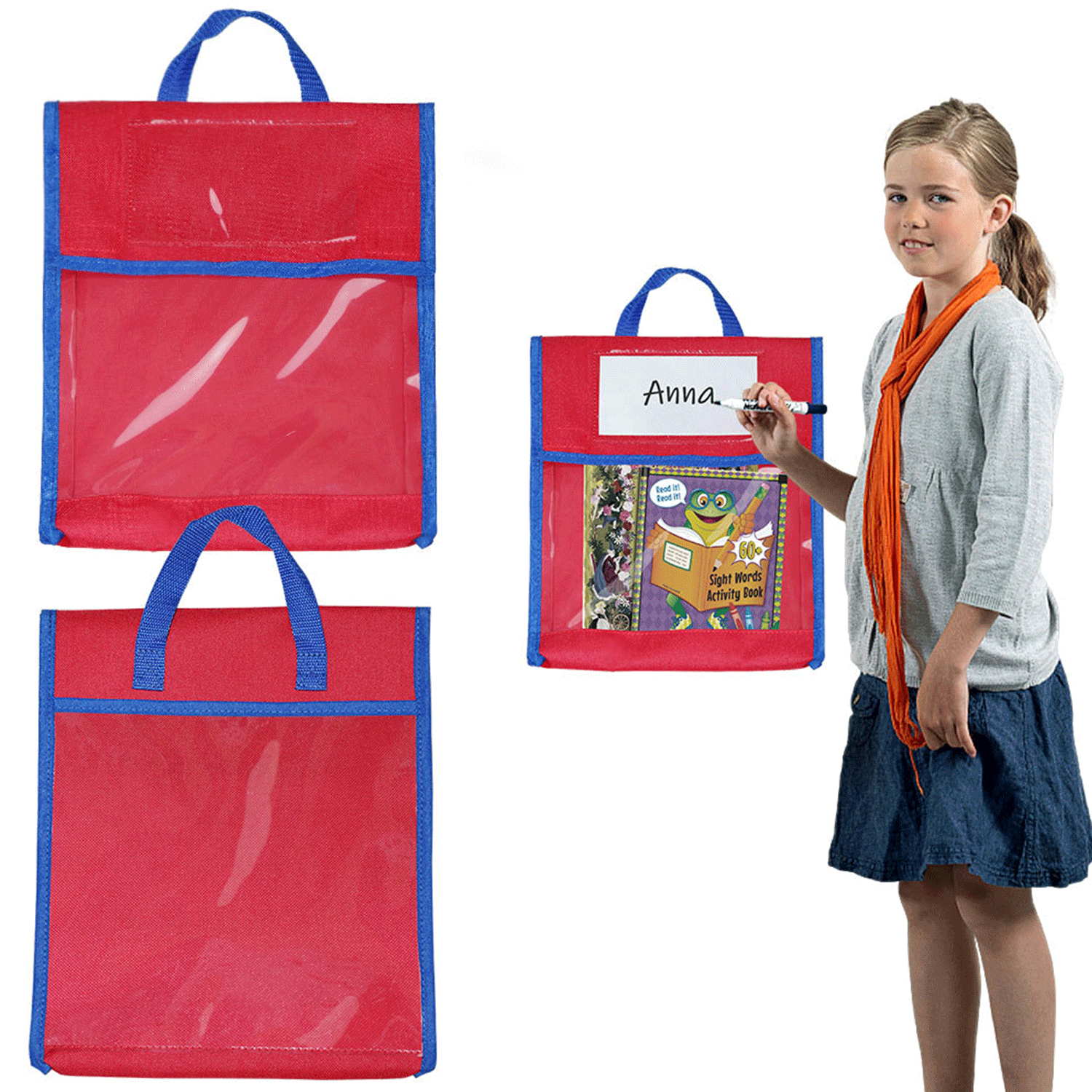 Lightweight Classroom Book Bag W/ Student Name Label 6