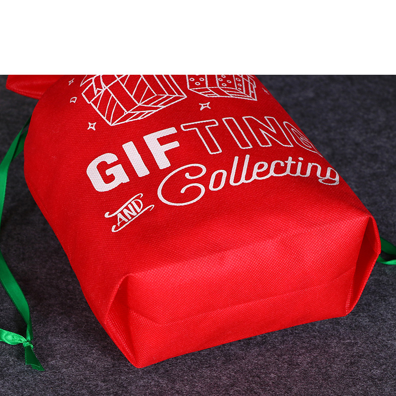 70gsm Quality Non woven Candy Pouch for Christmas 4