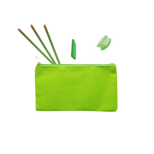 Canvas Pencil Pouch Zipper Closure 6