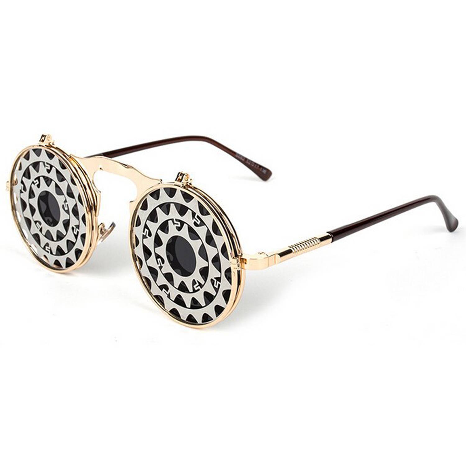 Punk Retro Flip-Top Sunglasses 7