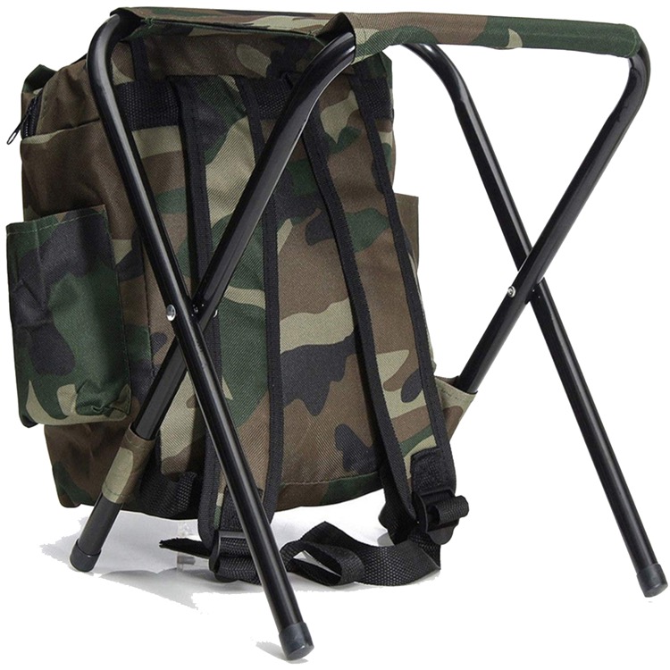 Portable mountaineering backpack chair 1
