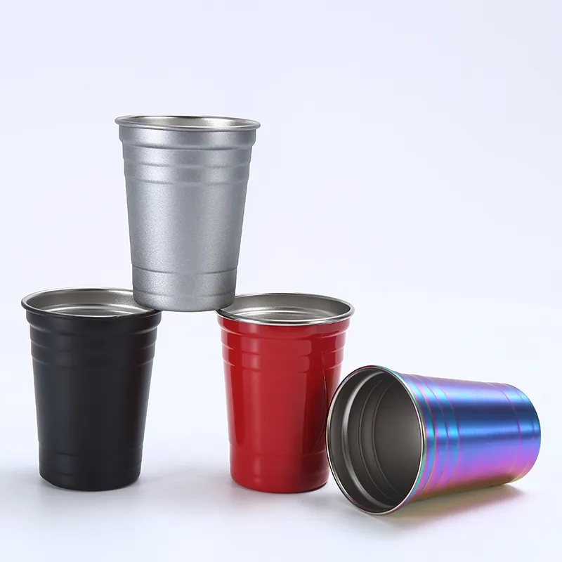 16Oz Stainless Steel Pint Cups 2