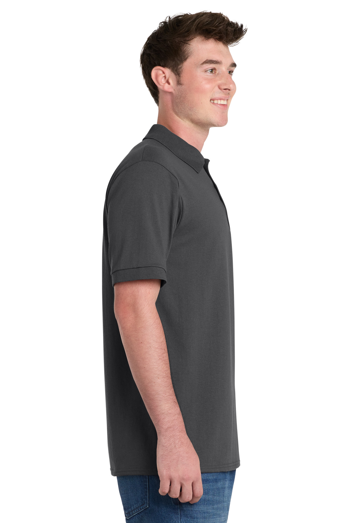 Port & Co Core Blend Jersey Knit Pocket Polo. KP55P 61