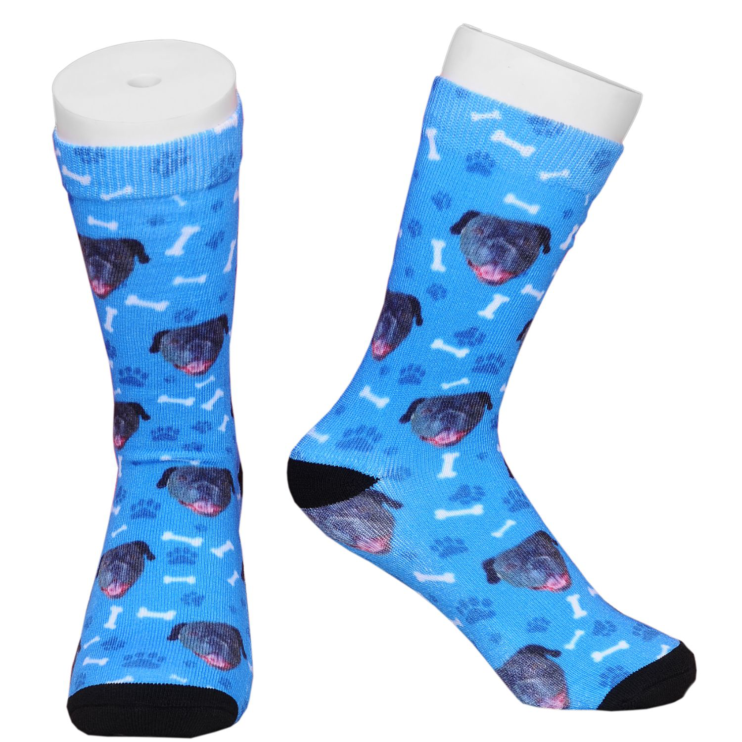 Youth Mid Crew 360 digital printed socks w/ full customization 2