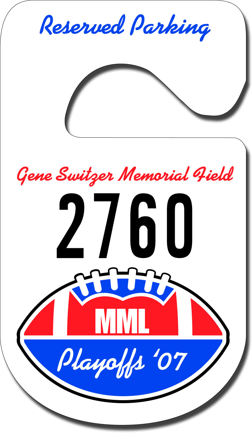 Plastic Security Hang Tag (2 3/4"x4 3/4") - Rounded Bottom 3