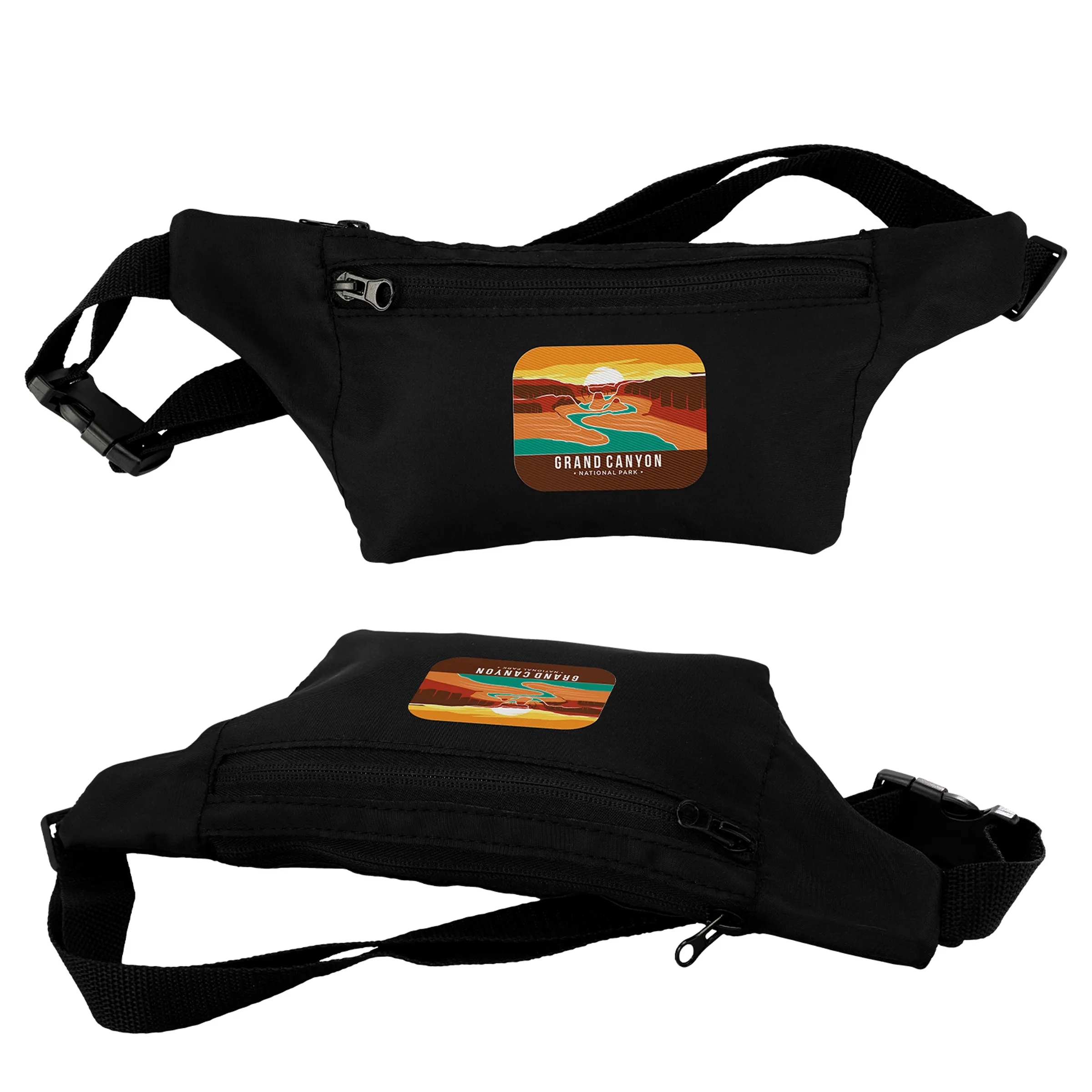 TRENDY EMBLEM FANNY PACK