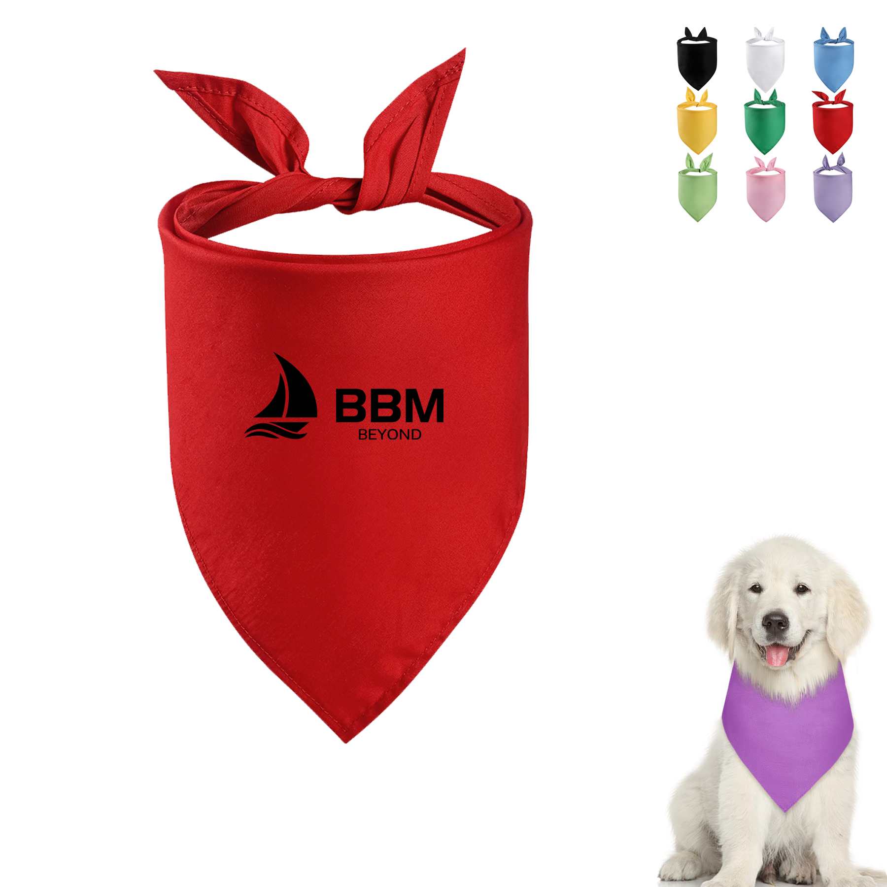 Polyester Pet Bandana 1