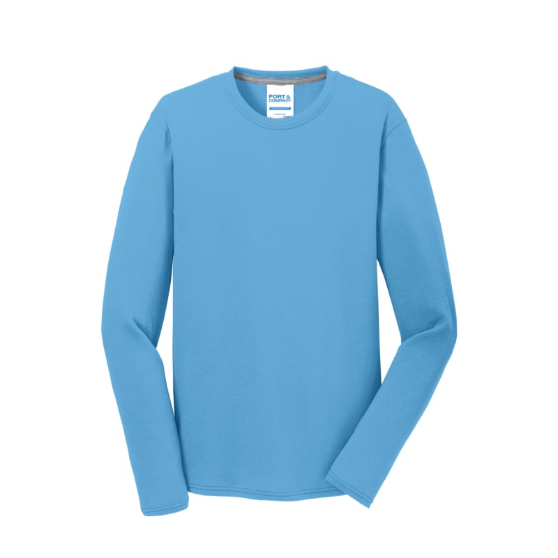 Port & Company Long Sleeve Performance Blend Tee. 67