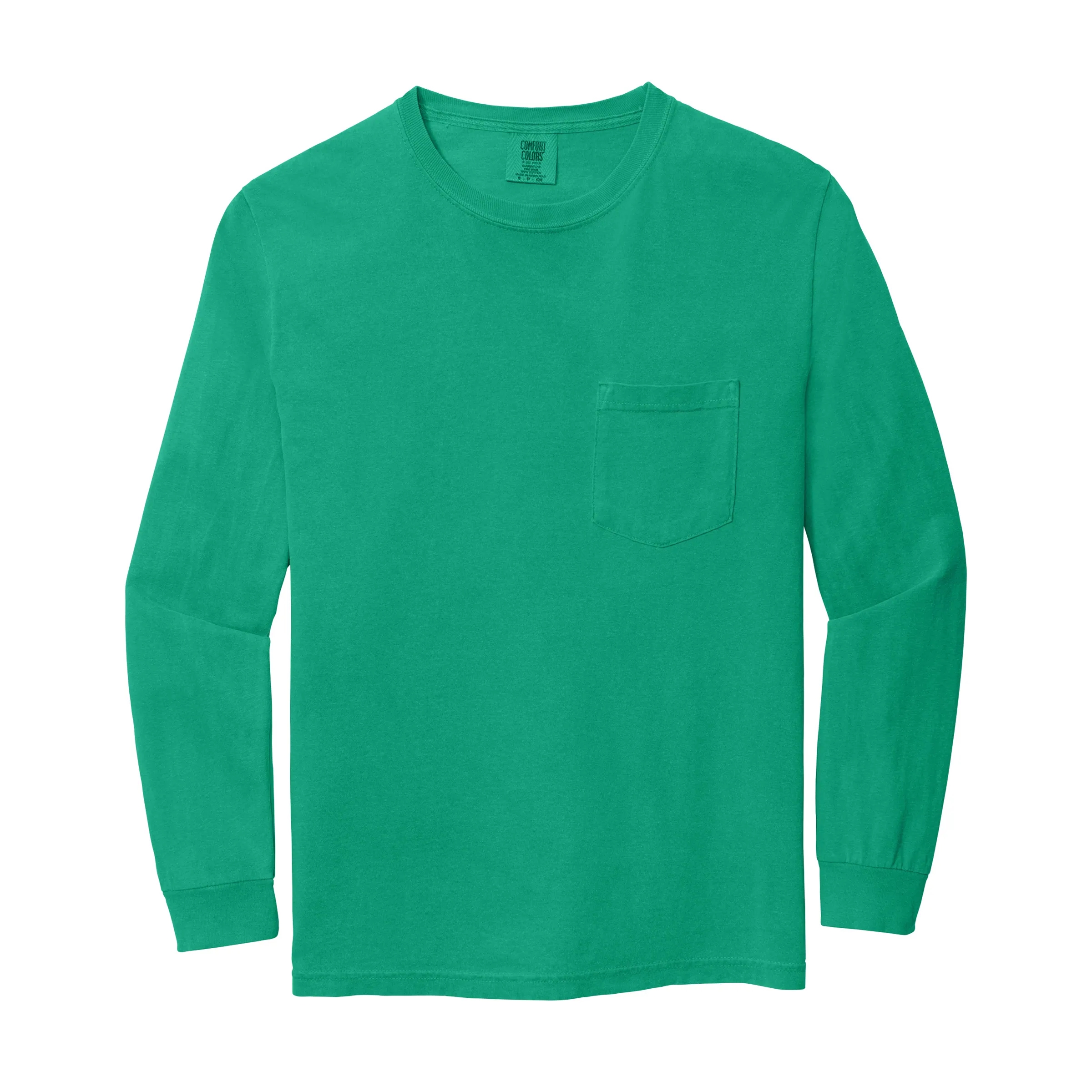 COMFORT COLORS ADULT 6.1 OZ LONG-SLEEVE POCKET T-SHIRT 14