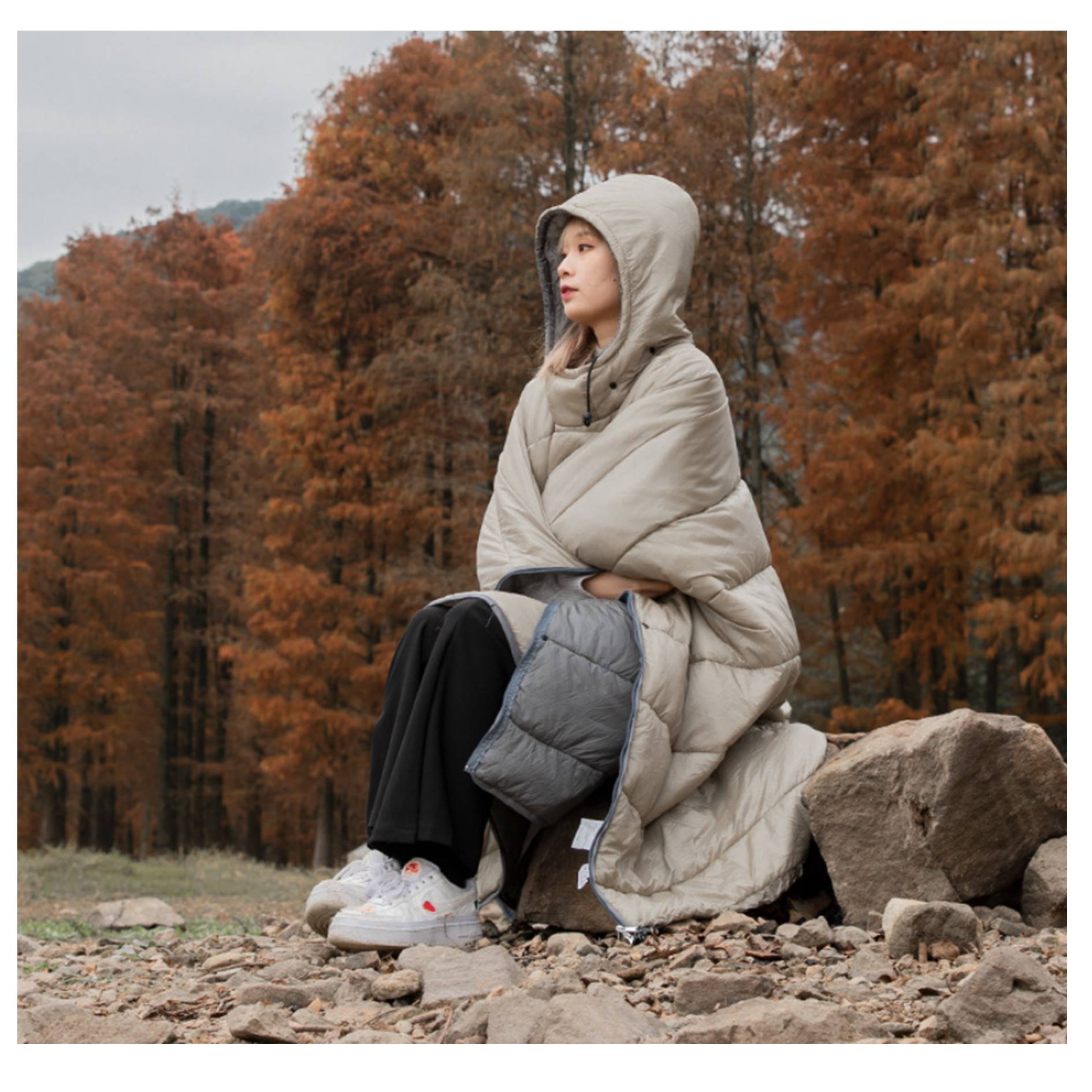 Outdoor Camping Cloak Sleeping Bag 2