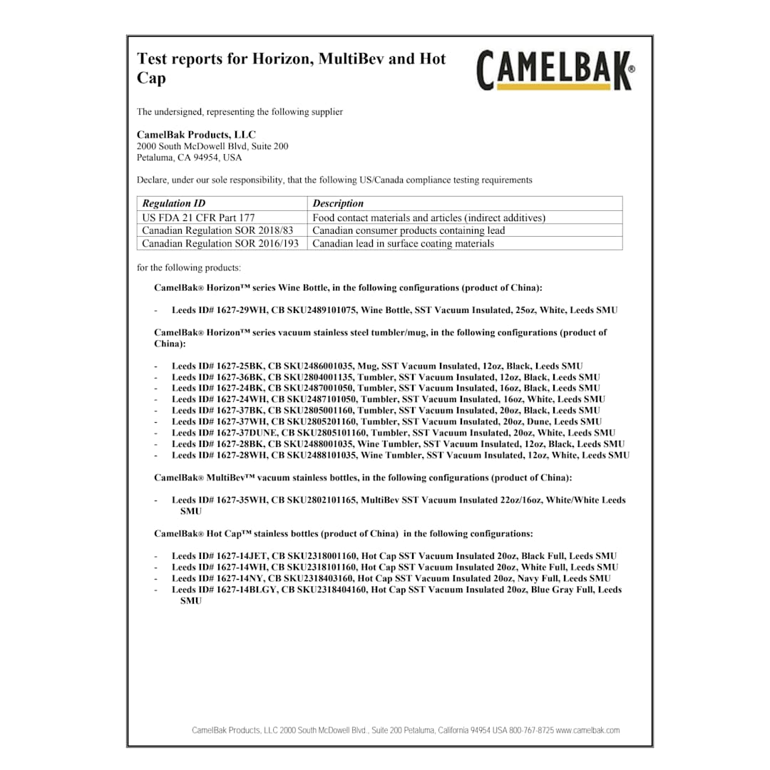 CamelBak Wine Tumbler 12oz 52