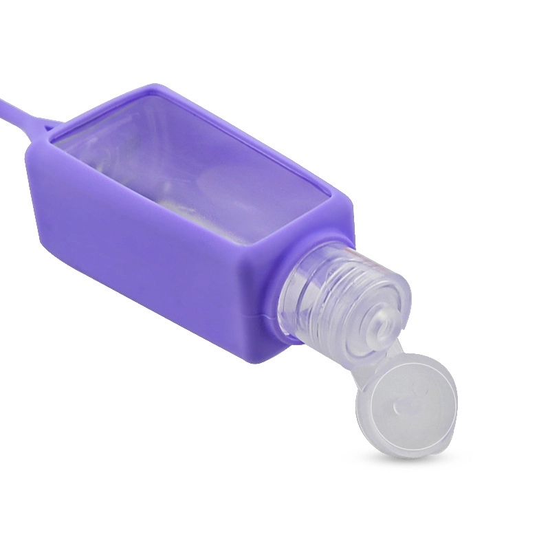 Custom Silicone Hand Sanitizer Holder Keychain 4
