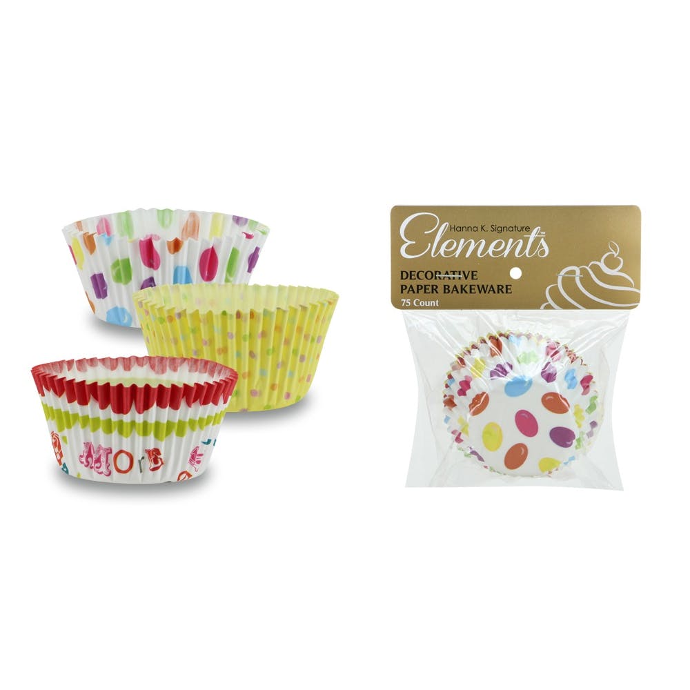 Baking Cups - 3 Assorted Prints 2" 75 Pack 2