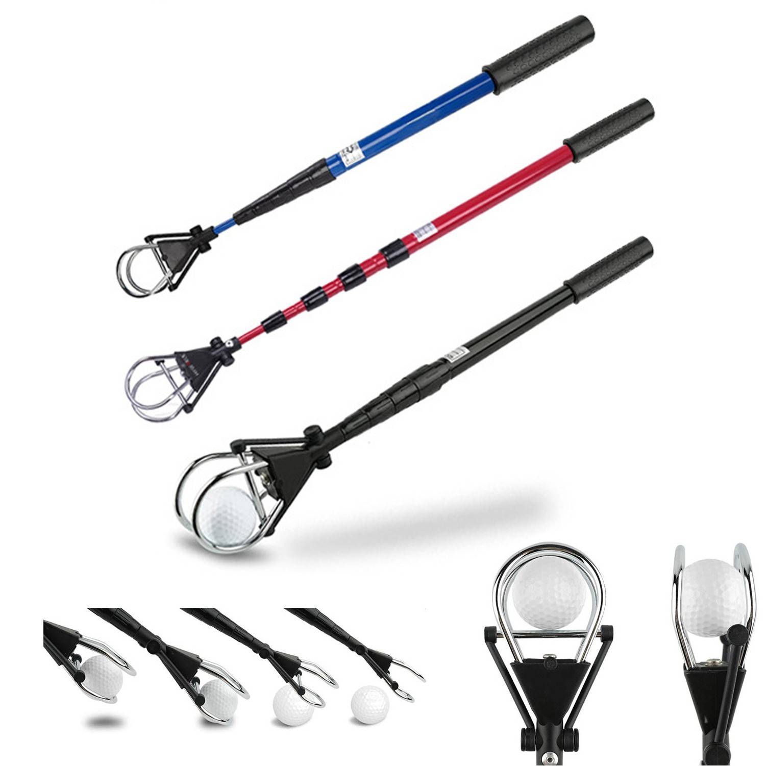 Club Golf Ball Retriever,Telescopic to 72 inch 2