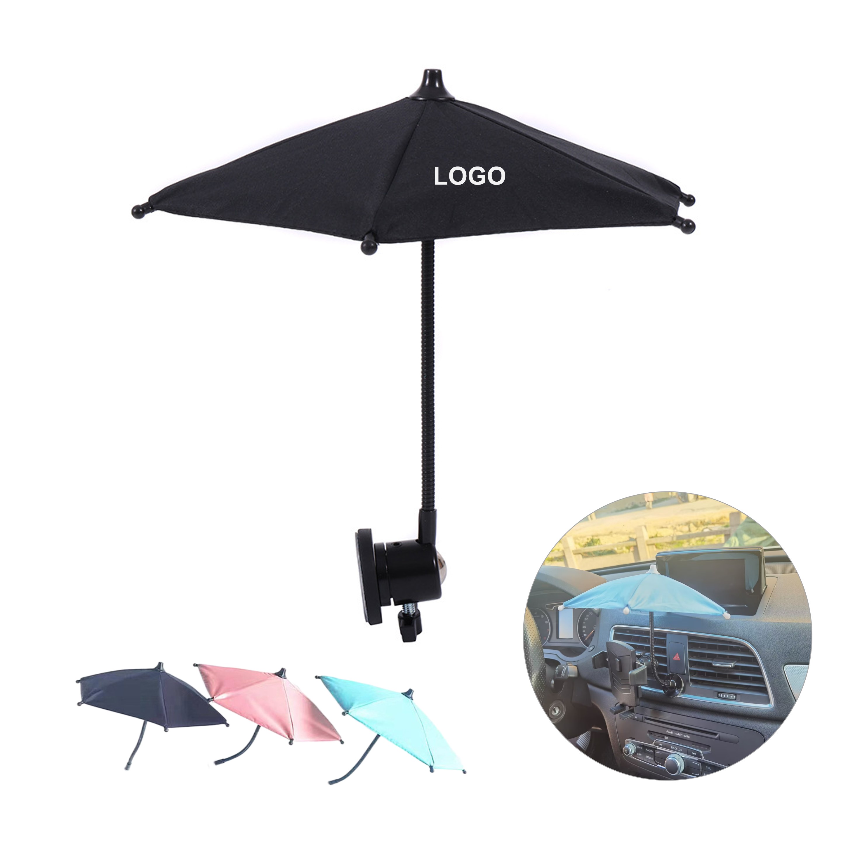 Phone Umbrella Sun Shade Used in Car 9