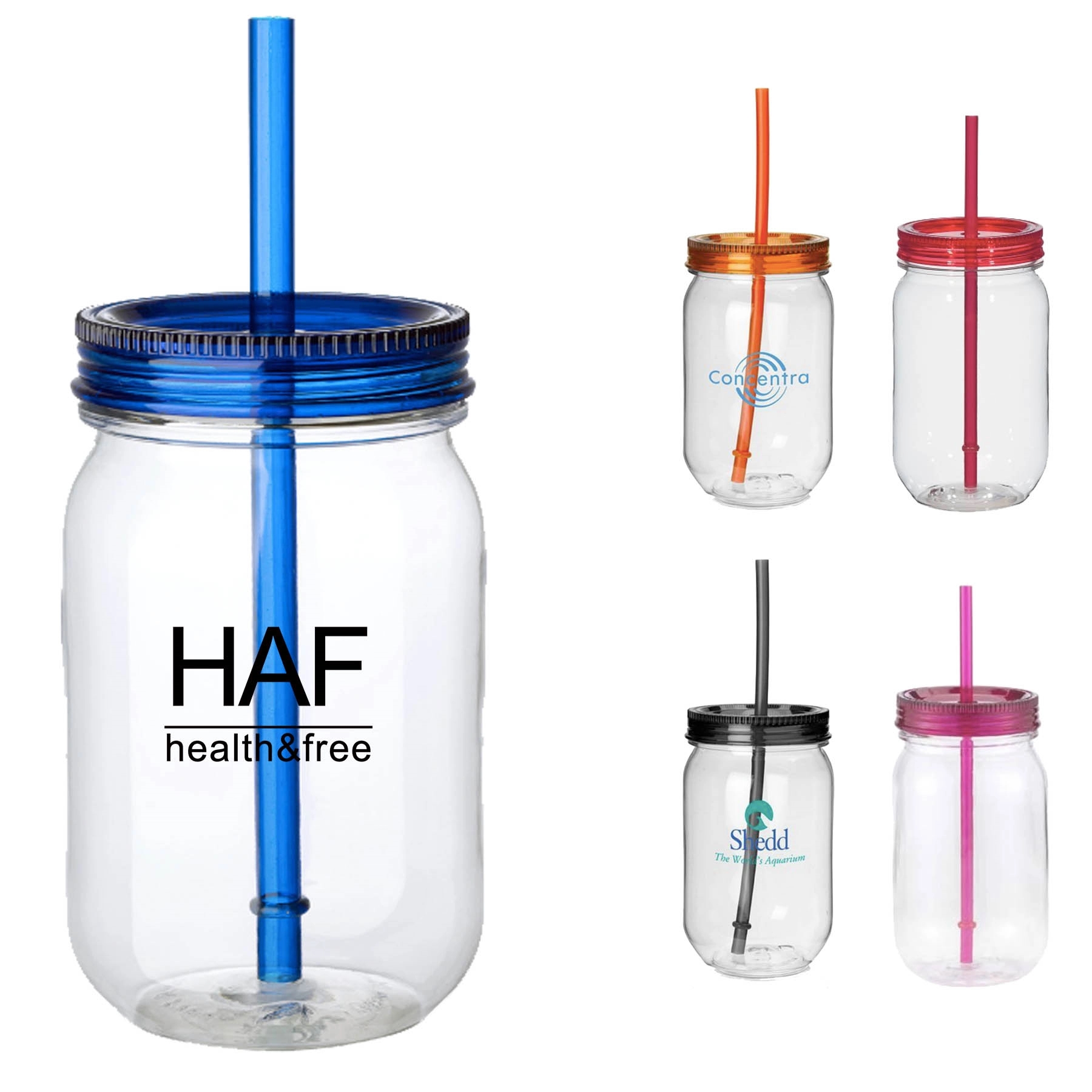 16Oz Plastic Mason Jar Drink Cup 2