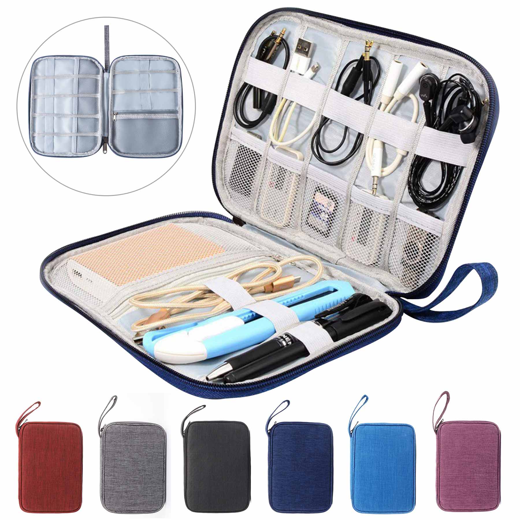 Digital Electronic Accessories Storage Cable Organizer Bag 1