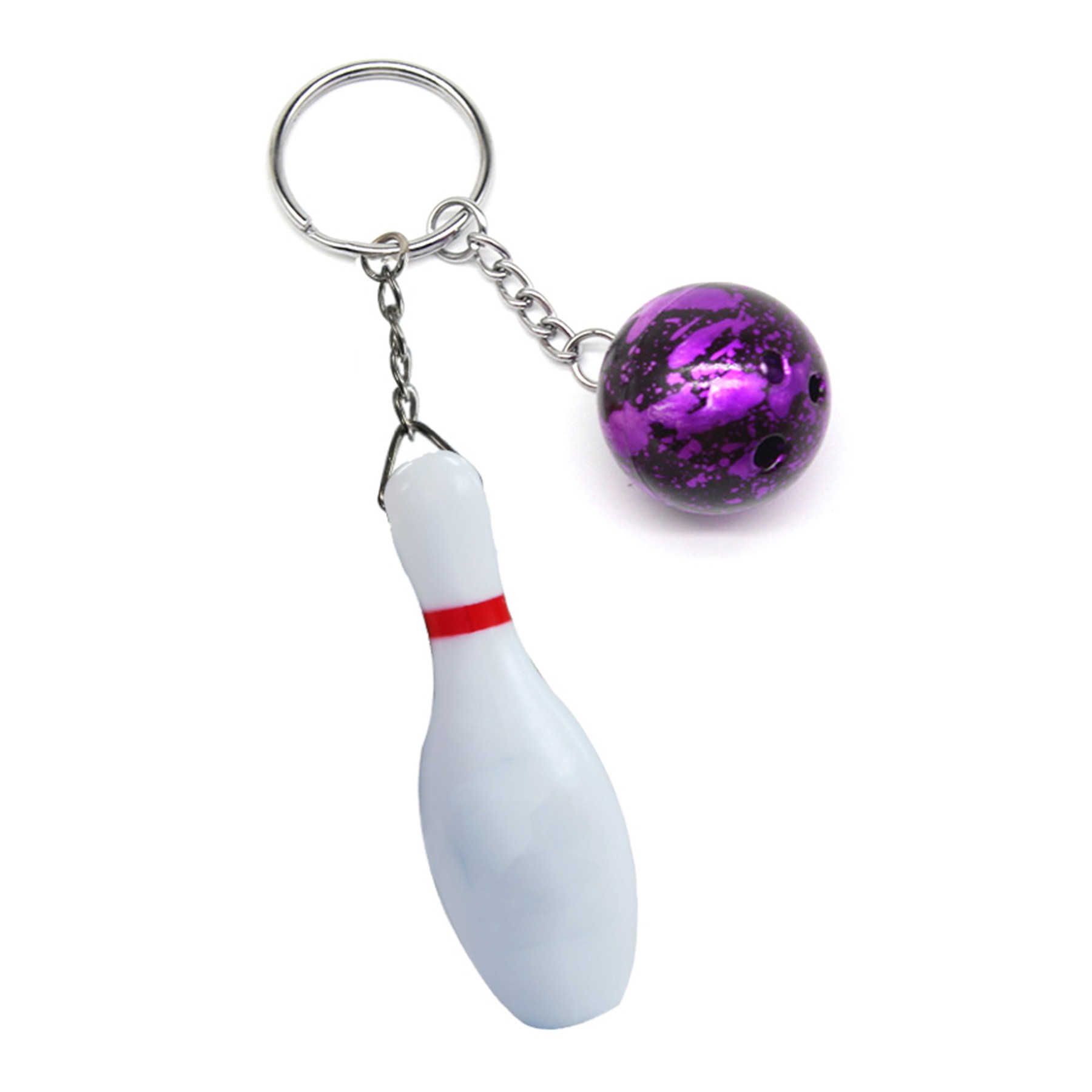 Bowling Pin/ball Bottle Opener Keychain 3