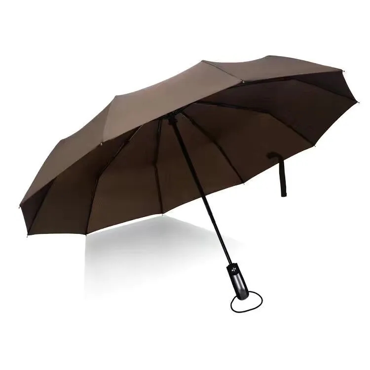 2-In-1Auto Led Inverted Umbrella With Reflector 1