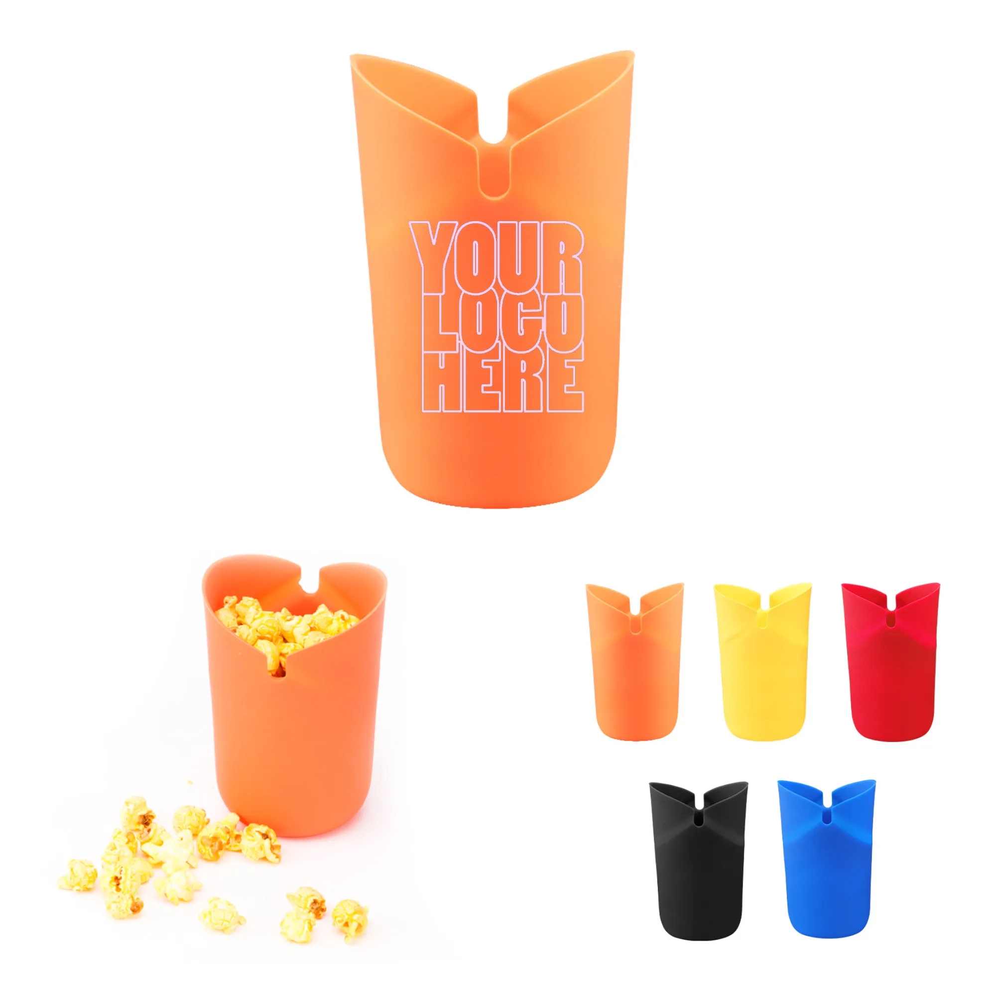 Silicone Microwave Popcorn Bucket 2