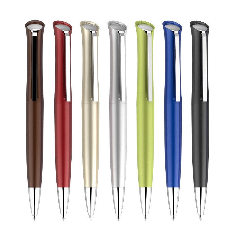 Custom ABS Materials Metallic Paint Ballpoint Pen 6