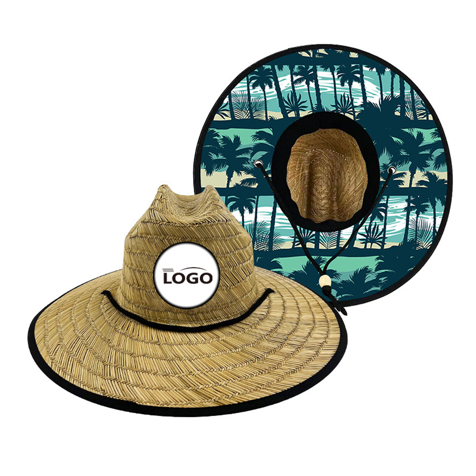 Sun Beach Fishing Cowboy Straw Hat Unisex 2