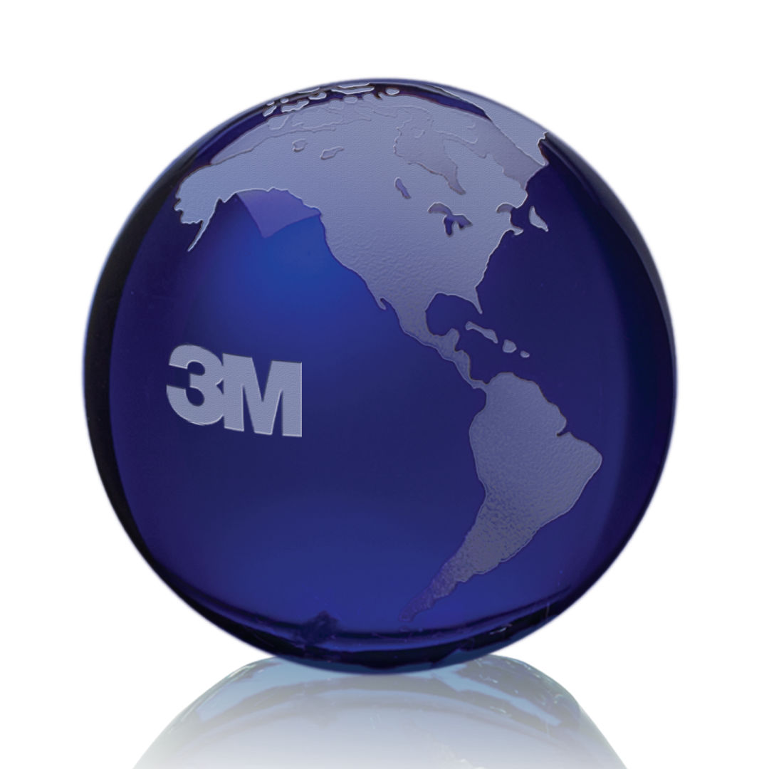 Globe Paperweight - Blue 14
