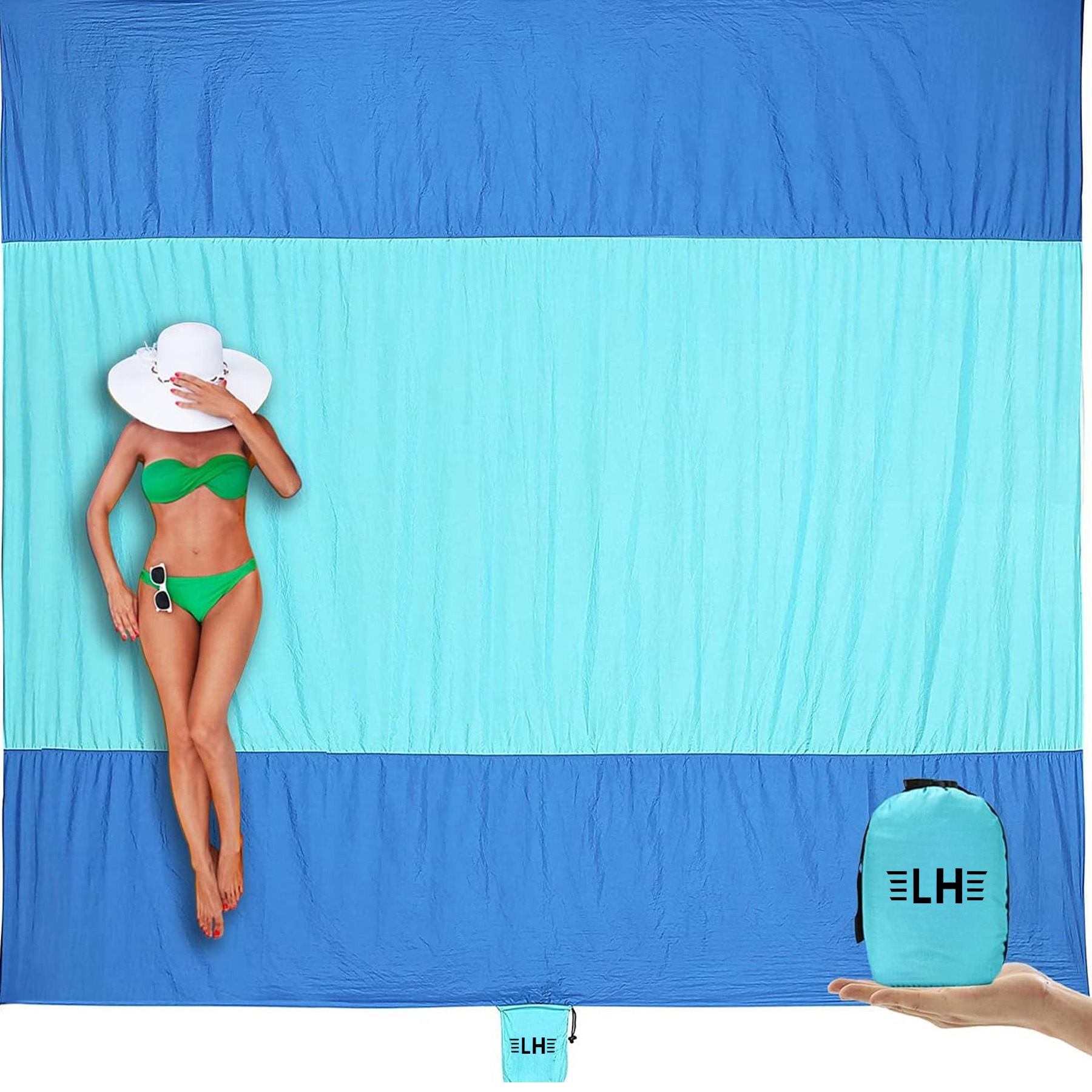 Beach Blanket Waterproof Sandproof Mat 6