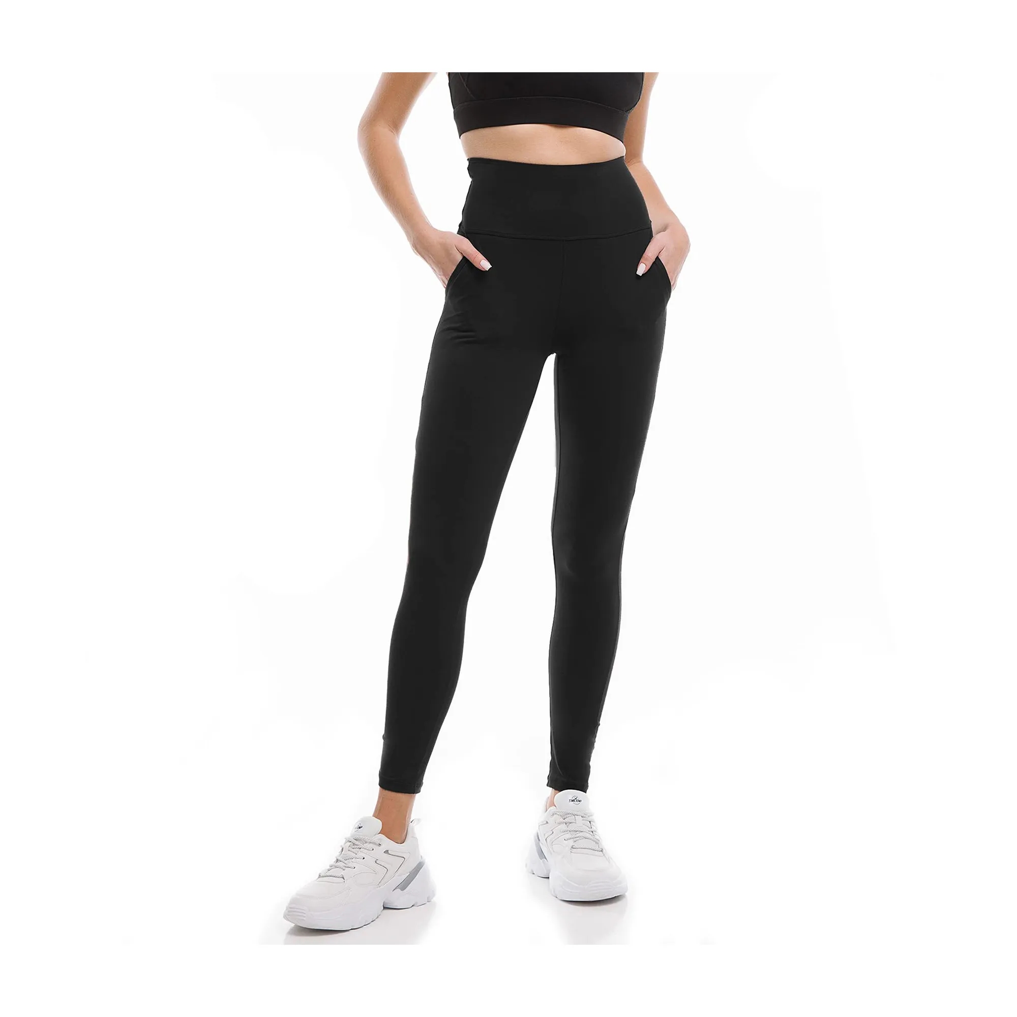 Premium High-Waisted Leggings with Pockets Yoga Pants 4
