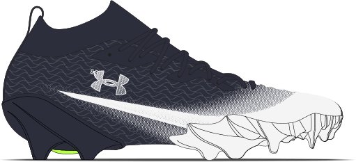 UA Spotlight Pro Men's Football Cleats 8