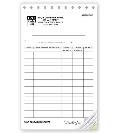 Statements With Ledger, Classic, Lined 1
