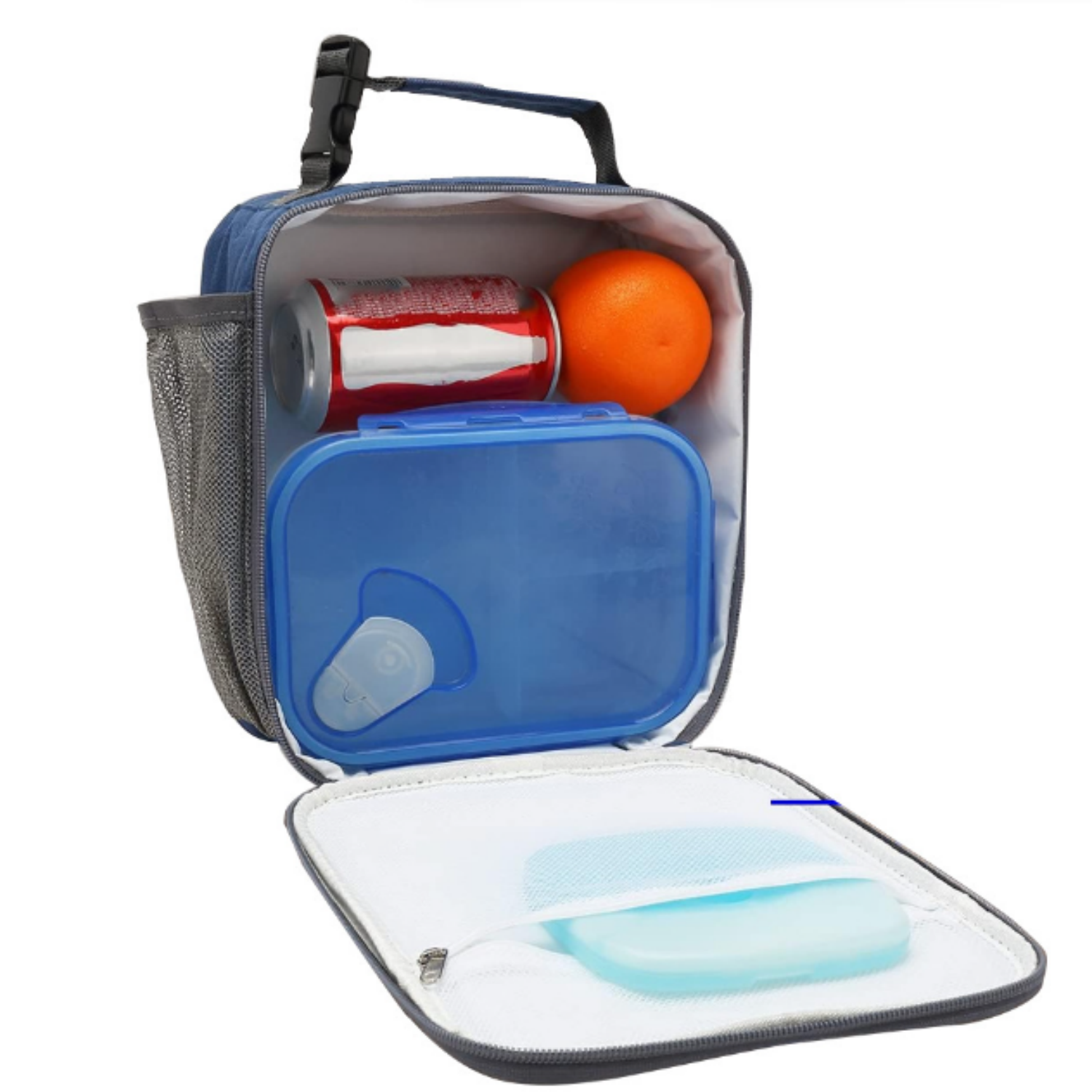 1.5L Oxford Insulated Cooler Lunch Bag w/ Handle for Kids 4