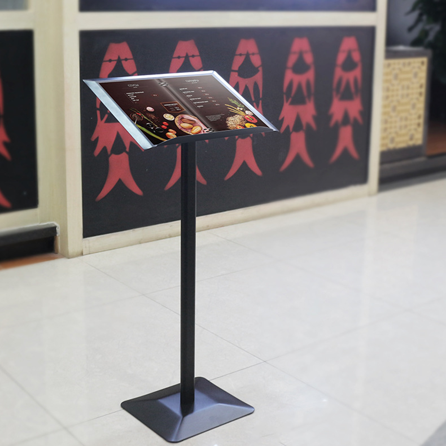 Menu Display Rack 4