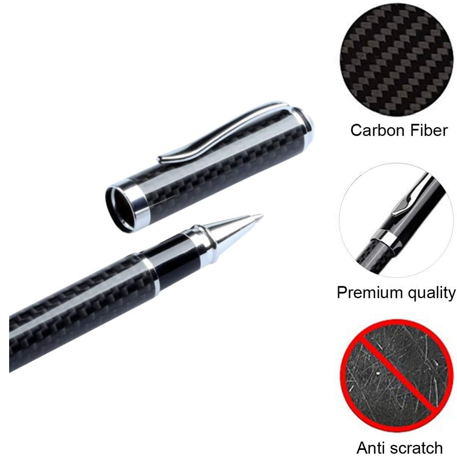 Luxury Carbon Fibre ballpoint Pen 4