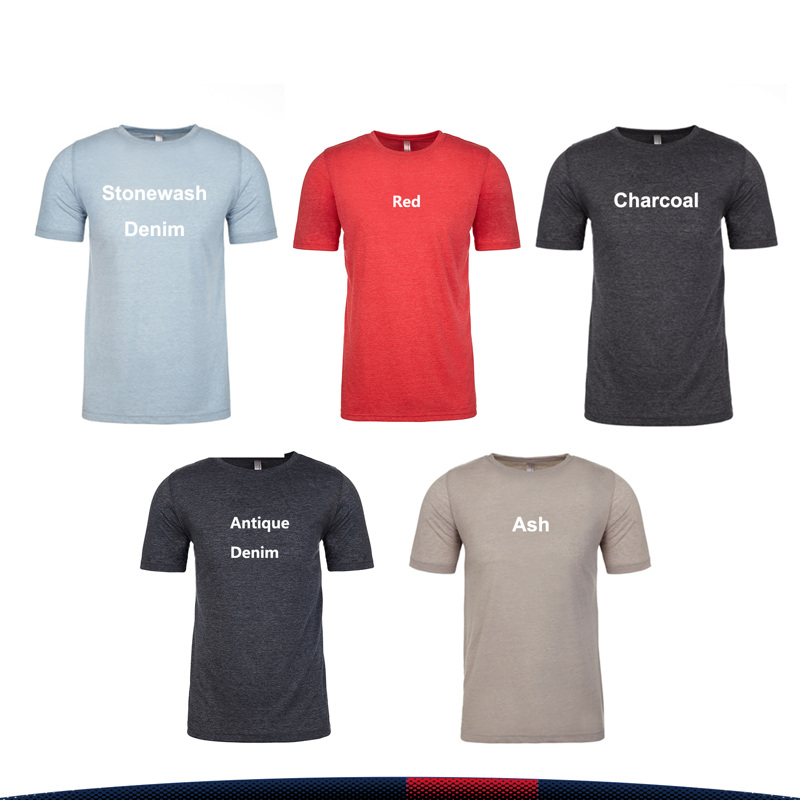 Next Level® Polyester/Cotton Men's T-shirts 5