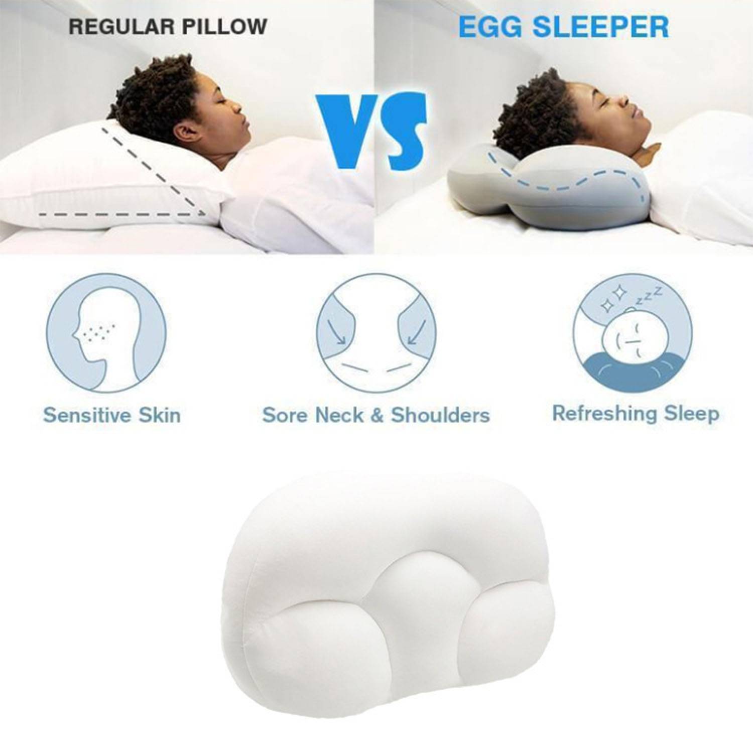 Ergonomic Soft Neck Support Pillow 4