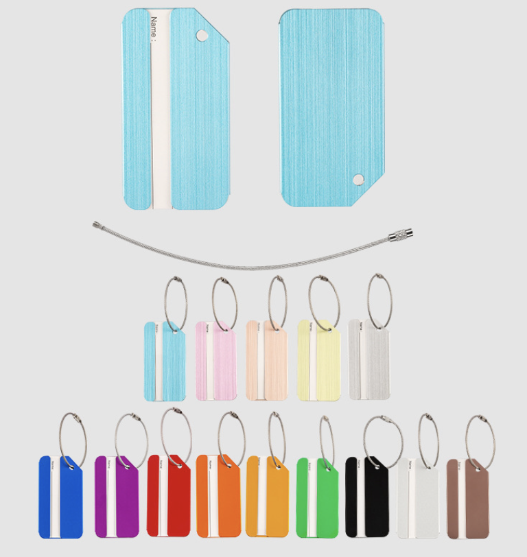 Aluminum Luggage Tags 6