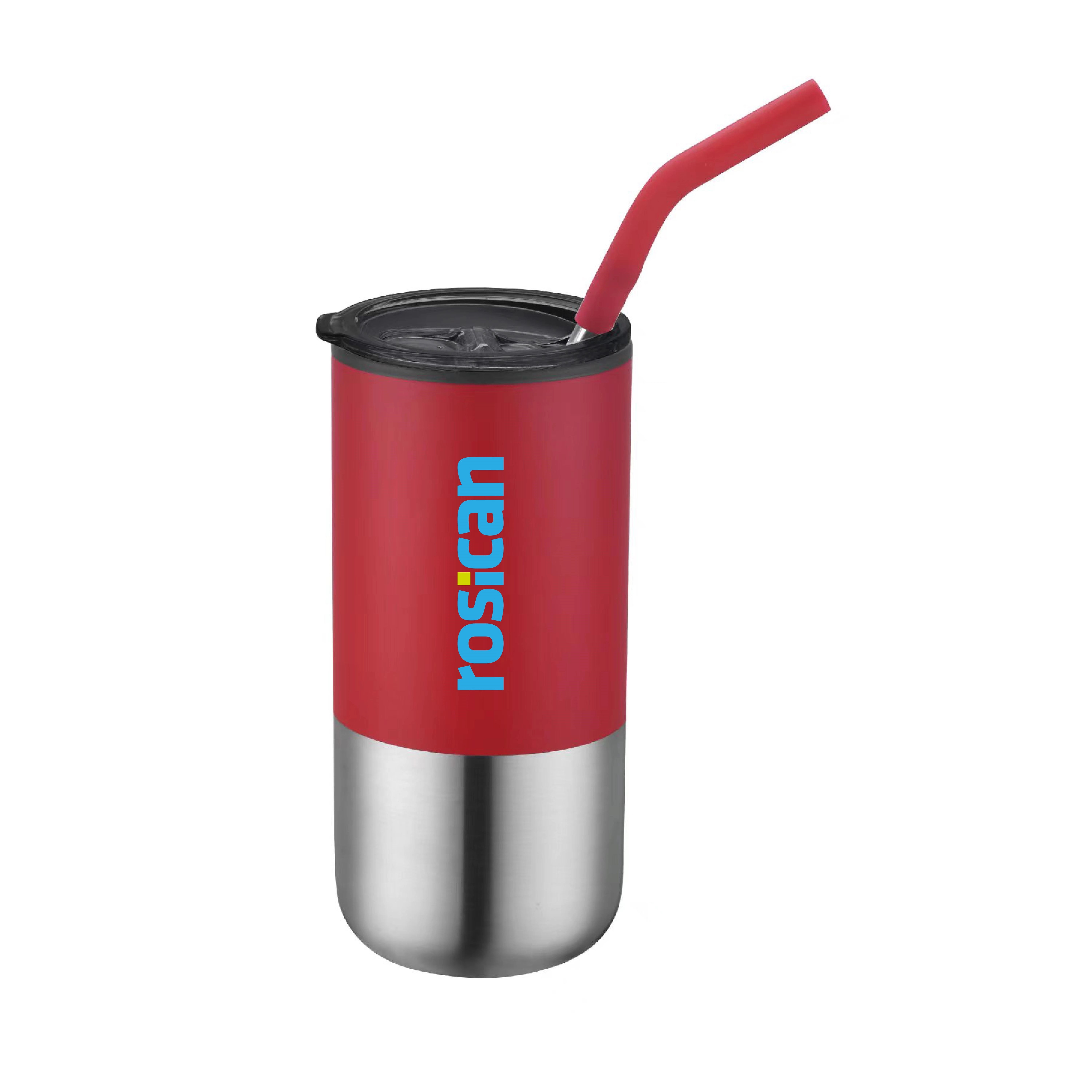 BRAZOS - 16 OZ DOUBLE WALL TUMBLER WITH STRAW 6