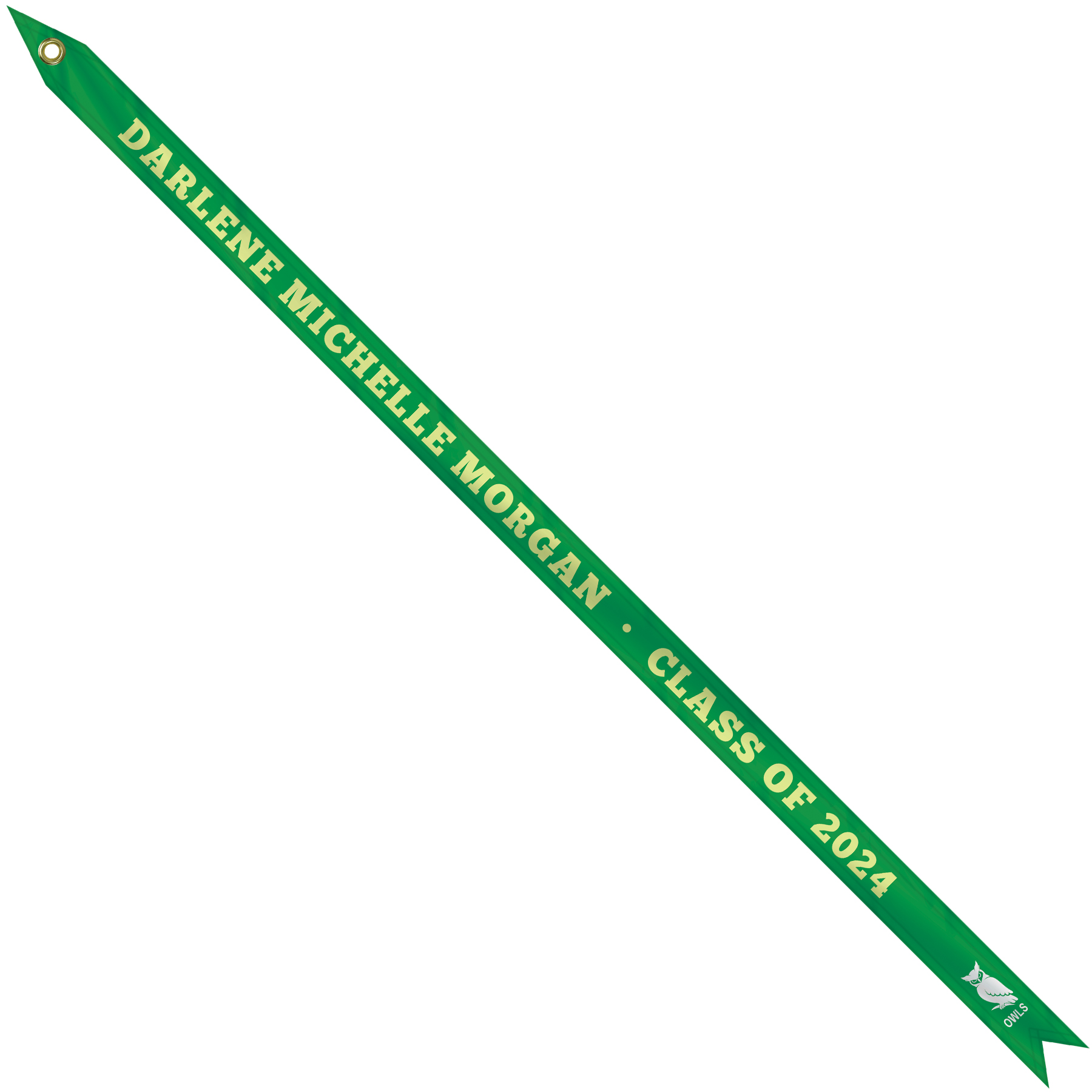 1 3/8" x 36" Custom Printed Nylon Streamer 3