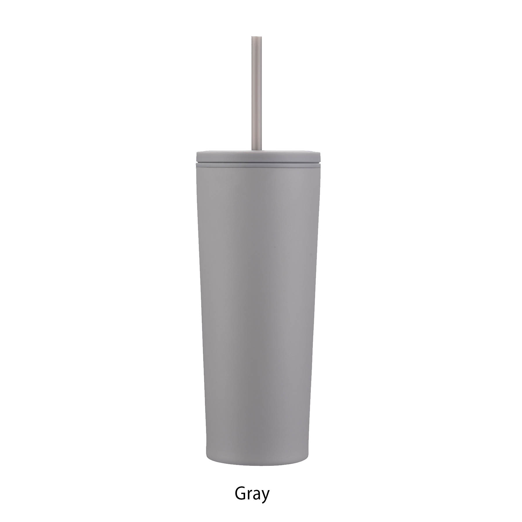 24 oz. Straw Double Wall Tumbler w/Leak Proof Lid 4