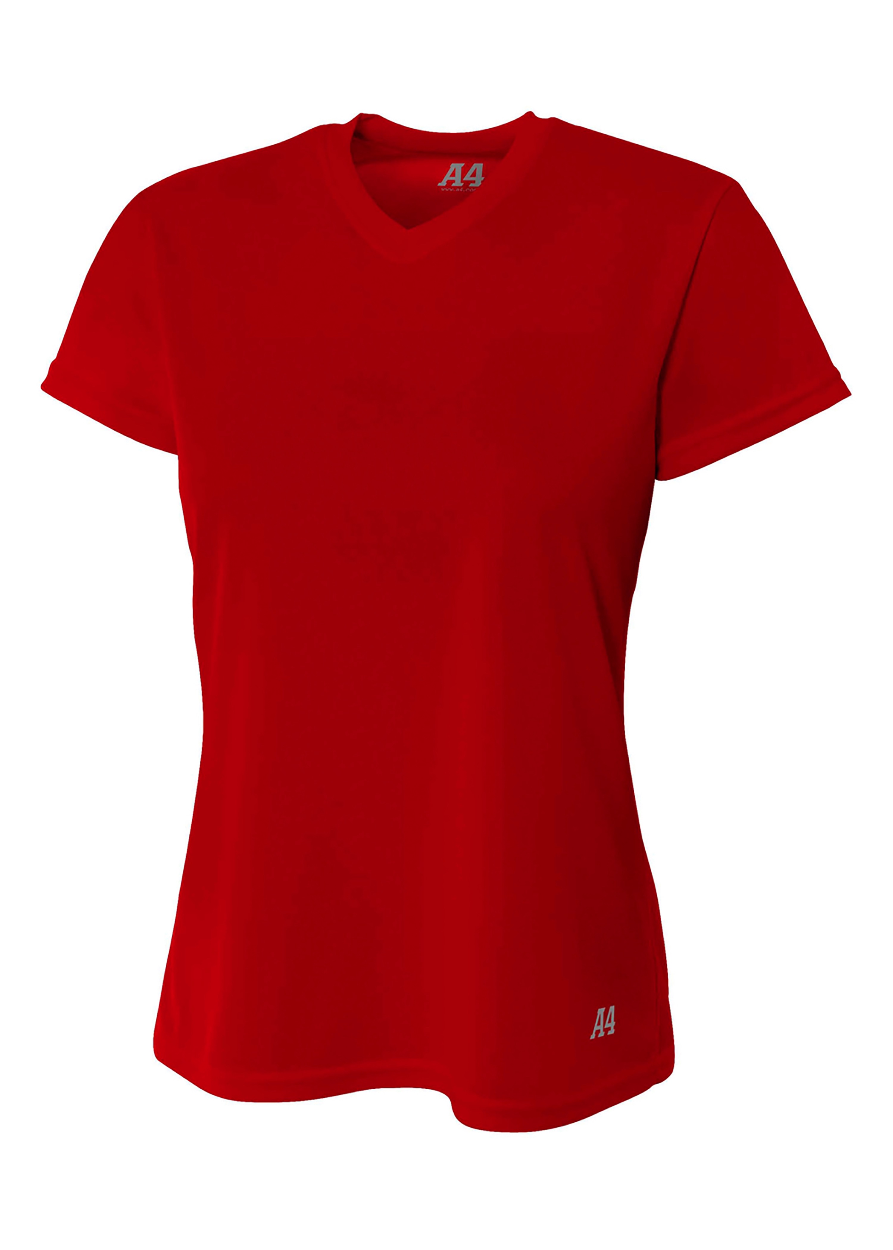A4 Short Sleeve V-Neck Bird's Eye Mesh Tee 10