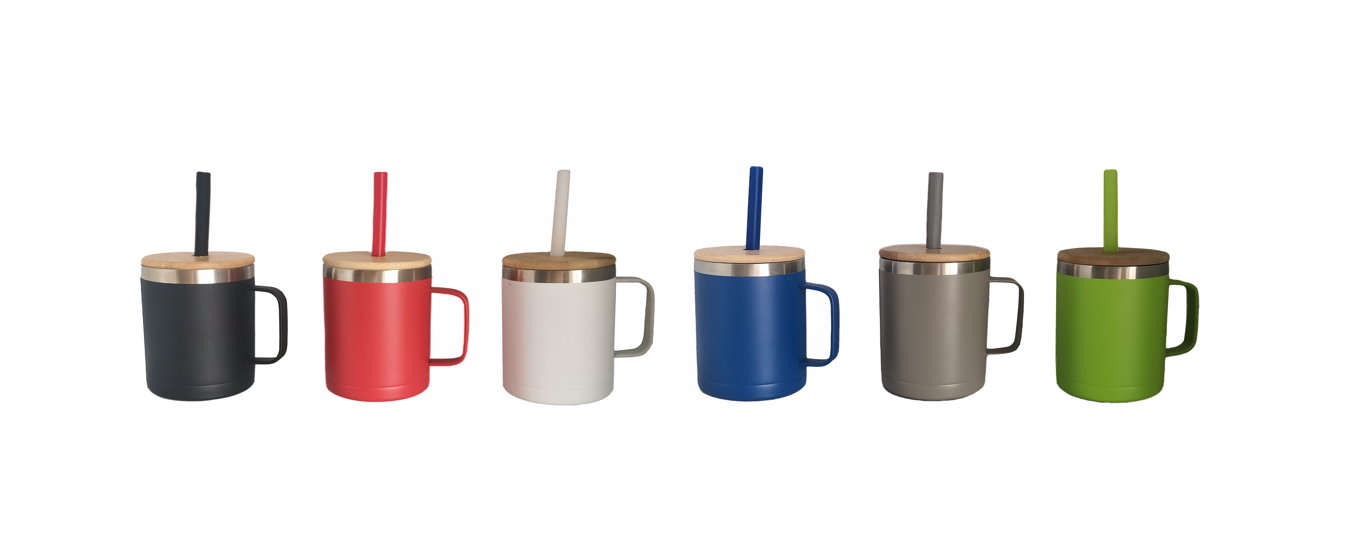 Endura 14oz Double Wall Mug with SS Outer, Plastic Liner and Handle with Ringneck 3