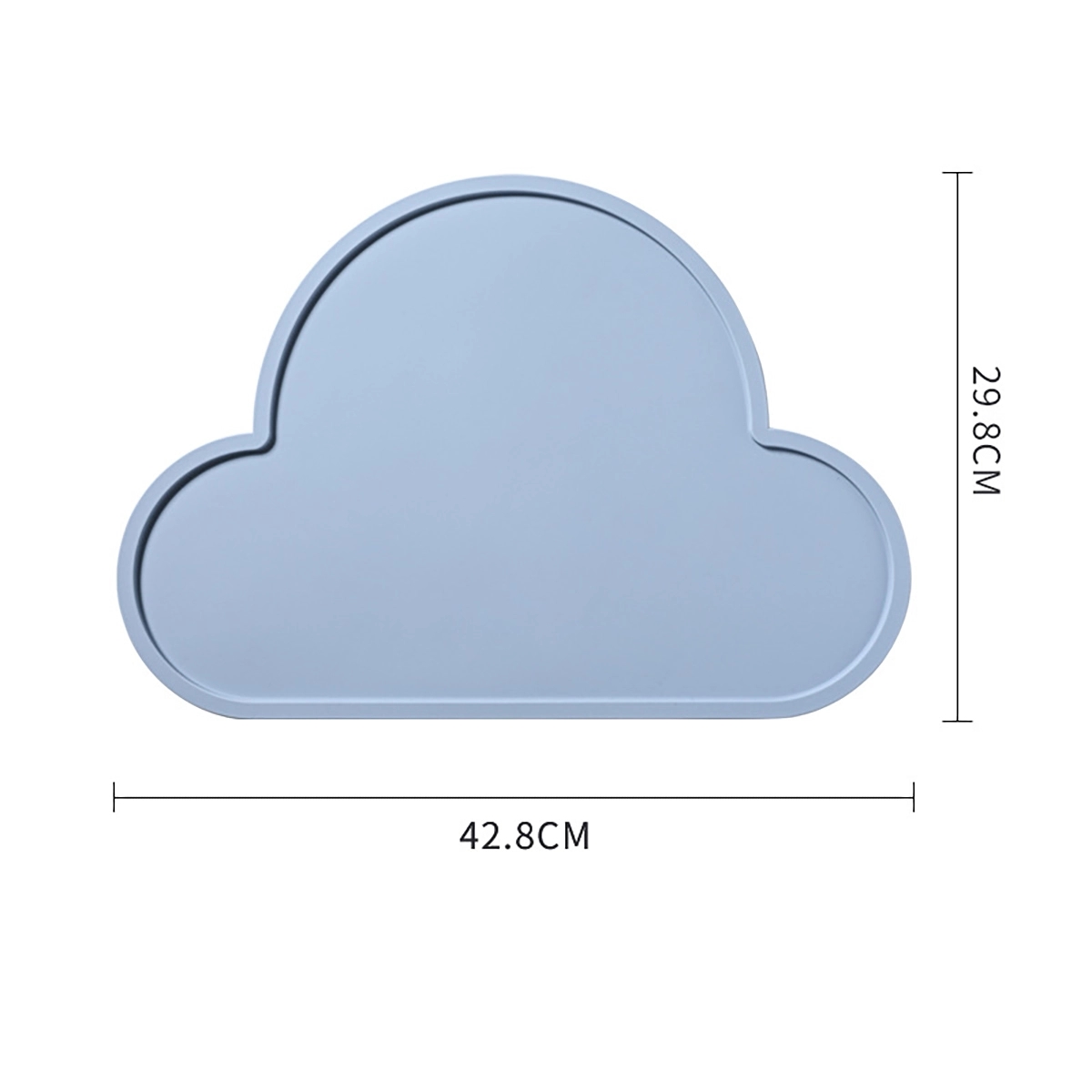 Children'S Silicone Cloud Shape Placemat 4