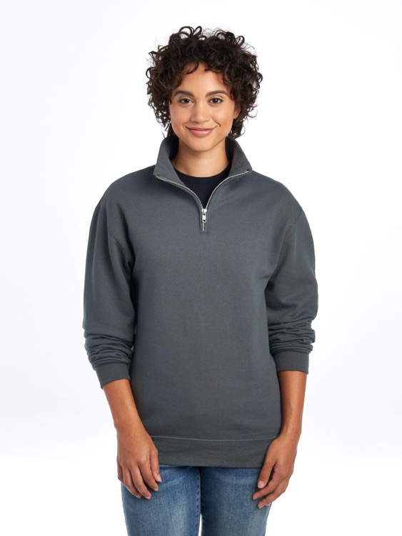 JERZEES NuBlend® Unisex Quarter-Zip Cadet Collar Sweatshirt 9