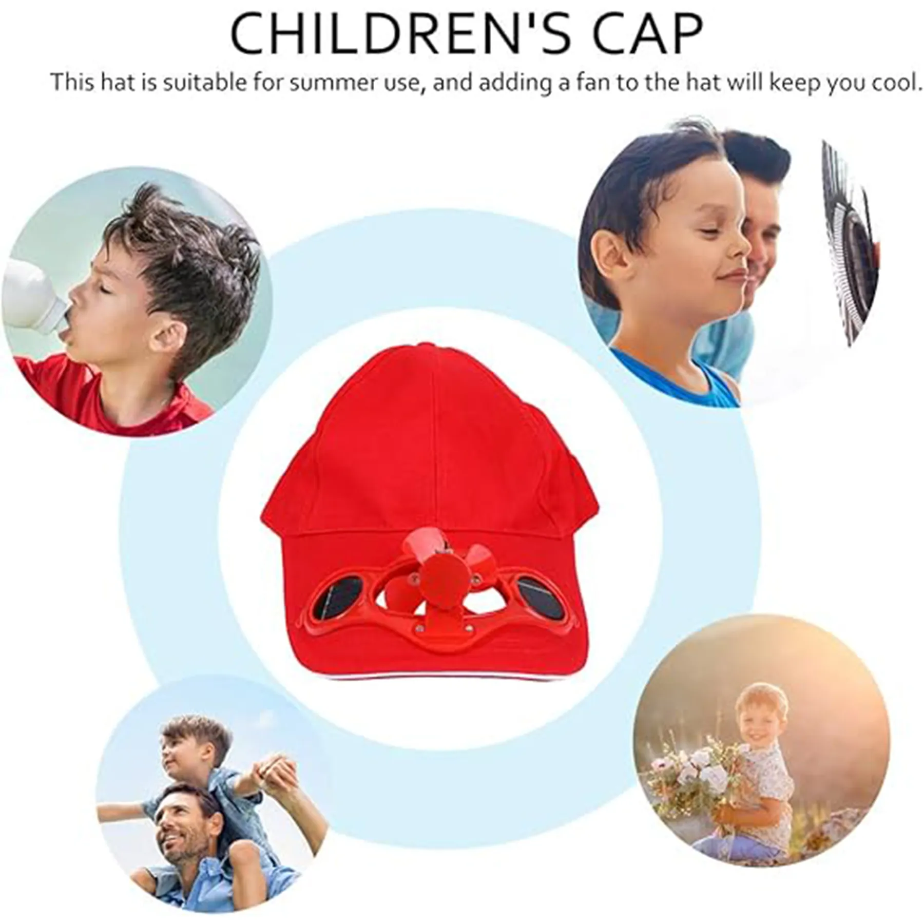Solar Powered Fan Baseball Hat 6
